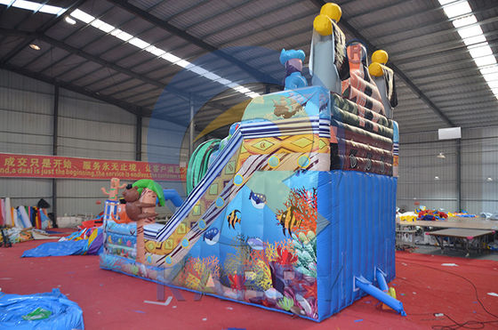 PVC comercial inflable castillo de salto tobogán divertida saltador de la ciudad para niños y adultos