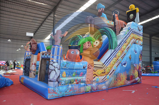 PVC comercial inflable castillo de salto tobogán divertida saltador de la ciudad para niños y adultos