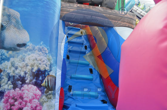 PVC comercial inflable castillo de salto tobogán divertida saltador de la ciudad para niños y adultos