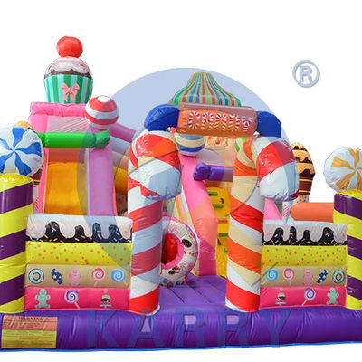 Castillo inflable Casa de salto con tobogán acuático Combo personalizado para el juego infantil