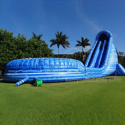 La emoción de toda una vida con nuestro tobogán inflable de piscina ciclón de 32 pies de altura