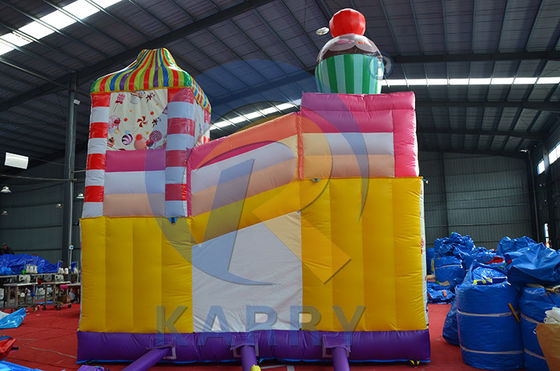 Castillo inflable Casa de salto con tobogán acuático Combo personalizado para el juego infantil
