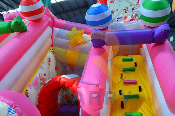 Castillo inflable Casa de salto con tobogán acuático Combo personalizado para el juego infantil