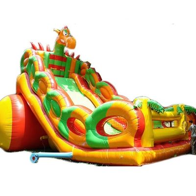 Piscina flotante Huracán Inflable Castillo Rebotante Deslizador Combo Tamaño Adulto Dinosaurio enojado