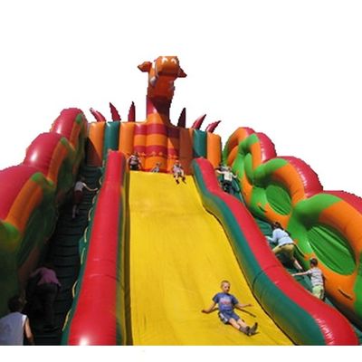 Piscina flotante Huracán Inflable Castillo Rebotante Deslizador Combo Tamaño Adulto Dinosaurio enojado