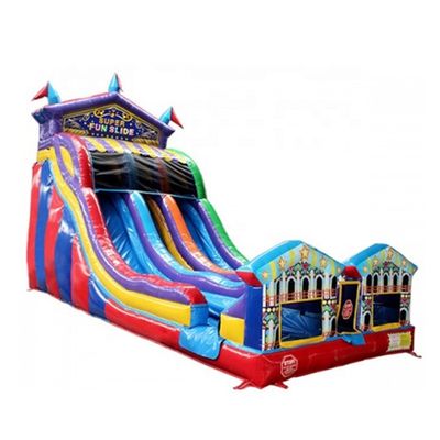 Castillo de salto inflable personalizable para adultos Gran tobogán acuático comercial