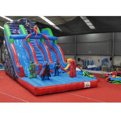 Capacidad de pasajeros de 5 a 10 pasajeros de doble carril deslizamiento seco inflable KRS 00-500 kg
