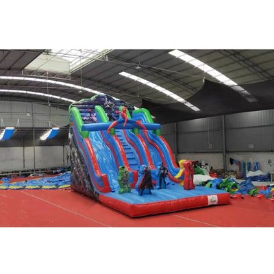 Capacidad de pasajeros de 5 a 10 pasajeros de doble carril deslizamiento seco inflable KRS 00-500 kg