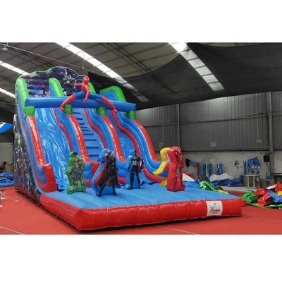 Capacidad de pasajeros de 5 a 10 pasajeros de doble carril deslizamiento seco inflable KRS 00-500 kg