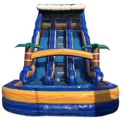 Slides de agua inflables en el patio trasero con piscinas y accesorios de reparación Capacidad máxima &gt; 500 kg