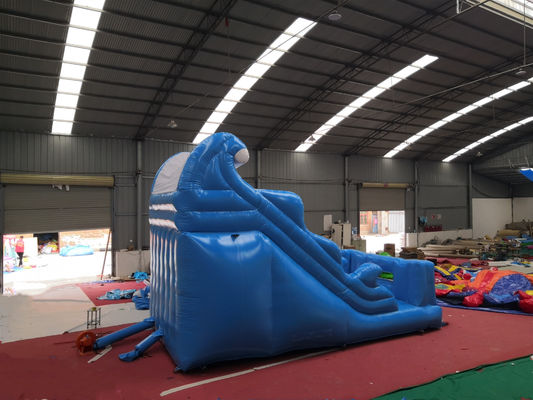Deslizamientos húmedos inflables comerciales con piscina y soplador de aire Castillo de guardaespaldas amigable para niños