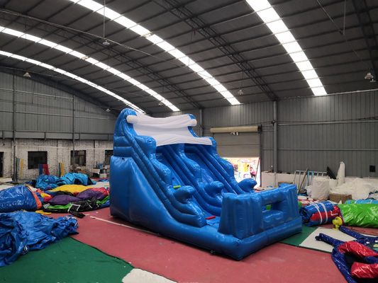Deslizamientos húmedos inflables comerciales con piscina y soplador de aire Castillo de guardaespaldas amigable para niños