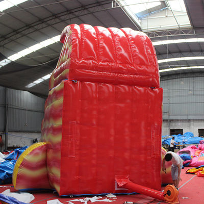 Centro de juego de toboganes de agua inflables para niños certificados EN71/EN14960/CE para exteriores