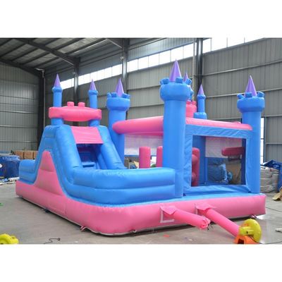 Salto del castillo de la fiesta de la princesa salpicador inflable Moonwalk para entretenimiento activo