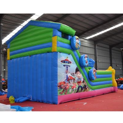Kit de soplador y reparación incluido Patrulla de perros con patas Parque temático Combo Castillo Bouncer inflable