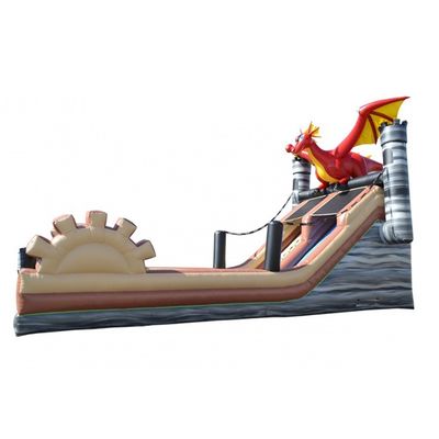 Deslizador de salto inflable al aire libre con piscina e impresor