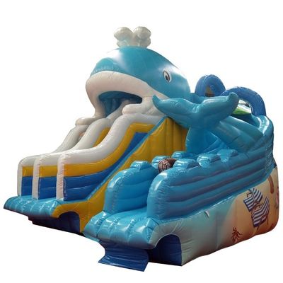 Impresión digital Bebé Niños Deslizador de agua inflable de Dubai con capacidad máxima de 100-500 kg