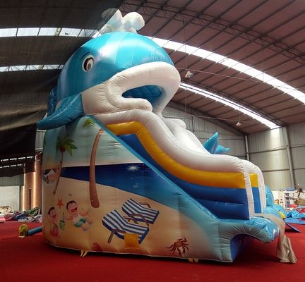 Impresión digital Bebé Niños Deslizador de agua inflable de Dubai con capacidad máxima de 100-500 kg