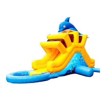 Capacidad máxima 100-500 kg EN7114960 Deslizador de agua inflable para jardín pequeño