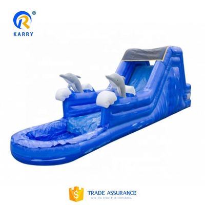 Salto de agua del castillo de Bouncy Crocodile Creek Piscina de agua inflable y salto en toboganes Castillo