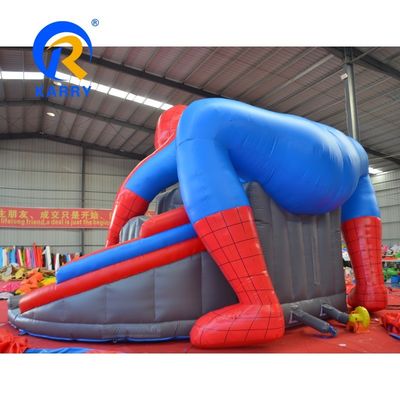 14 Años de Spiderman, salteador inflable, castillo con tobogán acuático.