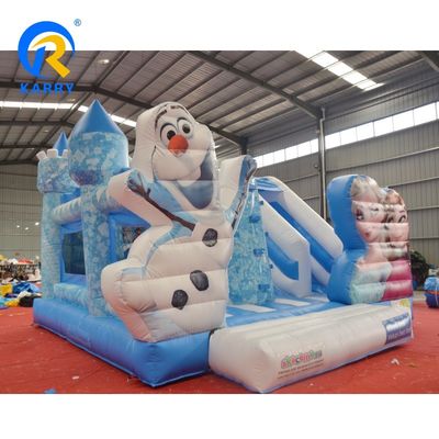 Castillo de Salto Aventura Comercial Inflable Casa Rebotante Congelada para Alquiler