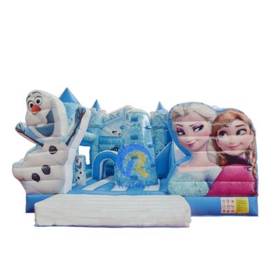 Unisex Kids congelada Casa de rebote inflable con kits de reparación de combos de diapositivas incluidos