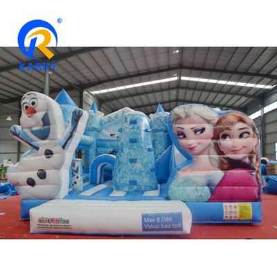 Unisex Kids congelada Casa de rebote inflable con kits de reparación de combos de diapositivas incluidos