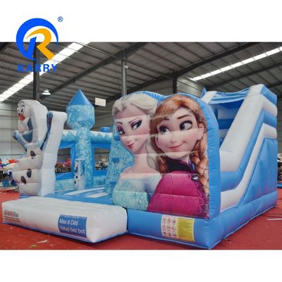 Unisex Kids congelada Casa de rebote inflable con kits de reparación de combos de diapositivas incluidos