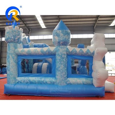 Unisex Kids congelada Casa de rebote inflable con kits de reparación de combos de diapositivas incluidos