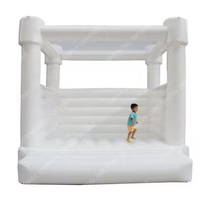 Bolas de colores Luna inflada Mini niño saltando Casa de salto para la fiesta de bodas alquiler