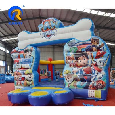 Blower Mejor castillo inflable Patrulla de patas unisex patio soleado rebotando casas inflables