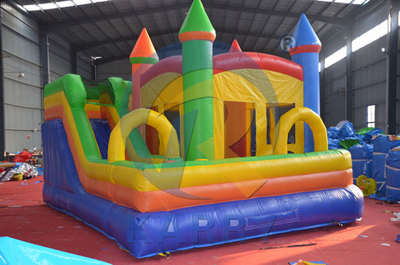 Consigue a tus hijos el deslizamiento del castillo activo el castillo inflable el castillo rebotante la casa del portero con deslizamiento lateral