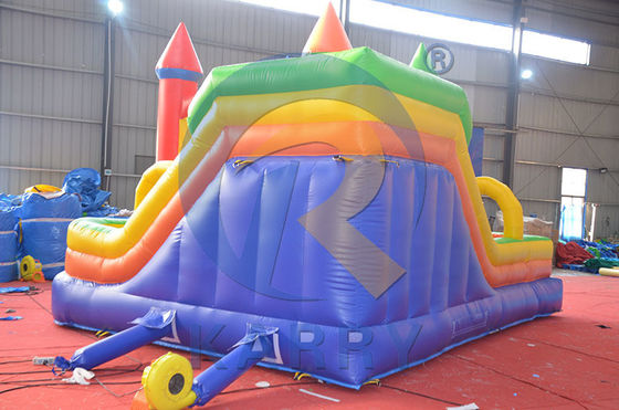 Consigue a tus hijos el deslizamiento del castillo activo el castillo inflable el castillo rebotante la casa del portero con deslizamiento lateral