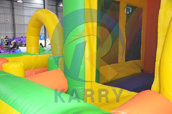 Consigue a tus hijos el deslizamiento del castillo activo el castillo inflable el castillo rebotante la casa del portero con deslizamiento lateral