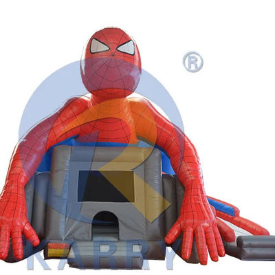 Kit de soplado y reparación CE incluido Combo de diapositivas de salto para el hombre araña popular para comercial