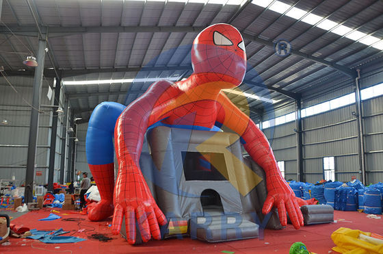 Kit de soplado y reparación CE incluido Combo de diapositivas de salto para el hombre araña popular para comercial
