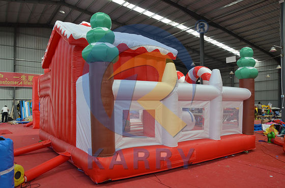 Árbol de Navidad Combo Bouncy Slide Inflable Castle Slider para el juego al aire libre