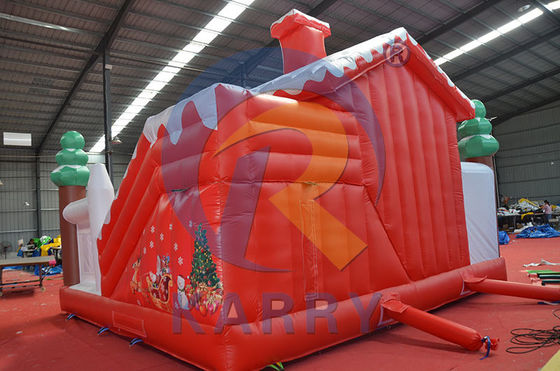 Árbol de Navidad Combo Bouncy Slide Inflable Castle Slider para el juego al aire libre