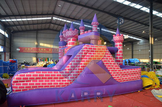 Unisex Inflable Princesa Caballero Casa de salto con deslizamiento y kit de reparación incluido