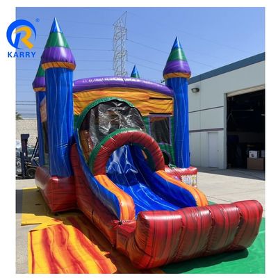 EN71/CE Combo de casa de rebote inflable para adultos para actividades al aire libre