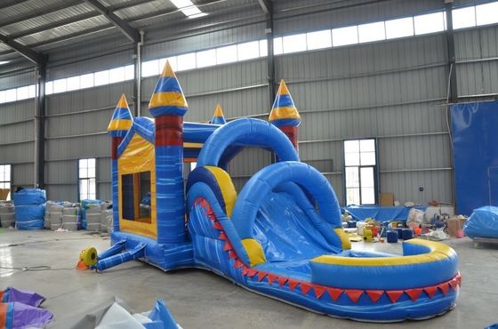 Casa de salto inflable unisex con tobogán y combo de piscina El equipo de fiesta definitivo