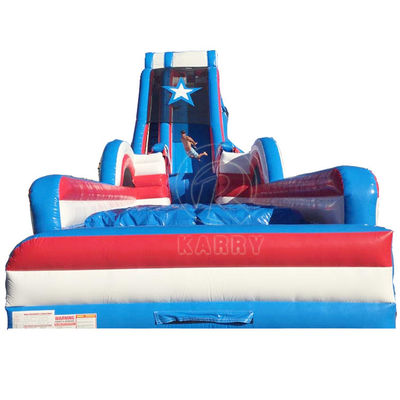 Deslizamiento de agua o seco inflable comercial para verano Parque acuático Niños Piscina divertida