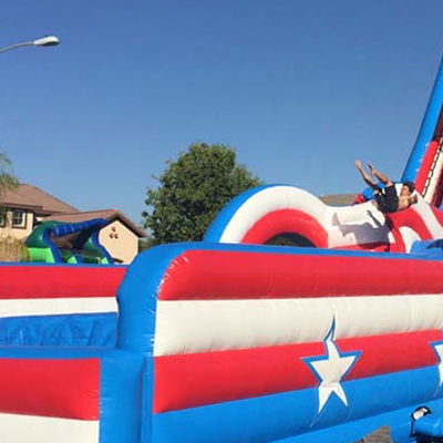 Deslizamiento de agua o seco inflable comercial para verano Parque acuático Niños Piscina divertida