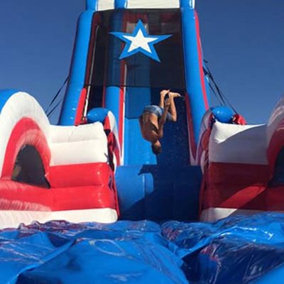 Deslizamiento de agua o seco inflable comercial para verano Parque acuático Niños Piscina divertida