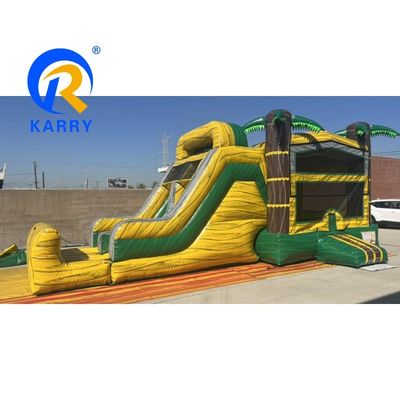 Gran palma personalizable con piscina de aire y soplador incluido
