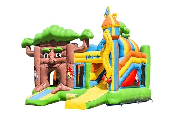 OEM/ODM Tendencia aceptada Combo de diapositivas de castillo rebobinado personalizable para negocios de alquiler de fiestas