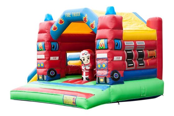 Parque acuático de verano unisex Casa de salto inflable con juego de castillo de deslizamiento y salto