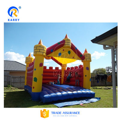 Parque acuático de verano unisex Casa de salto inflable con juego de castillo de deslizamiento y salto