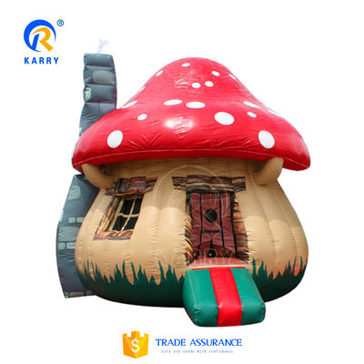Parque de diversiones unisex Castillo de juguetes Casa inflable comercial con tobogán y agua